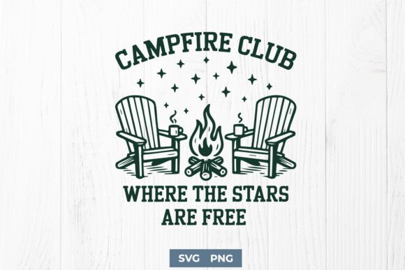 Campfire Club Graphics for Crafts