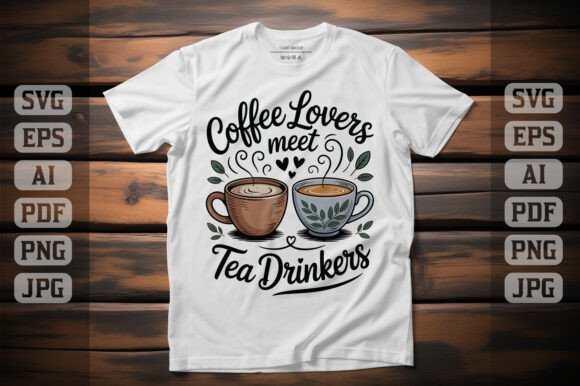 Coffee Lovers Meet Tea Drinkers Graphics