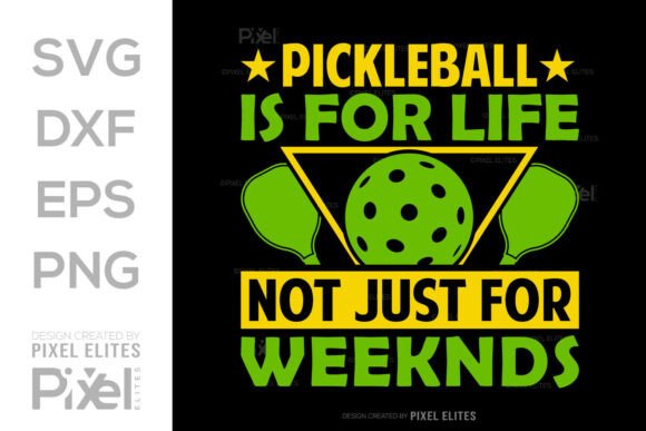 Cricut Pickleball Graphics for T-Shirt Designs