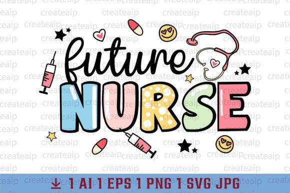 Life Icons Doodle Coquette Future Nurse Graphics