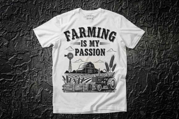 Passion for Farming T-Shirt Graphics