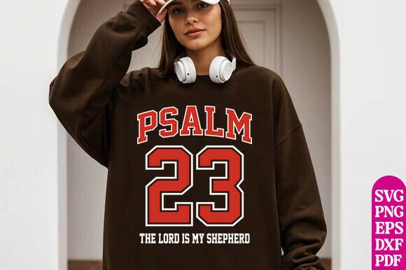 Psalm 23 PNG Graphics for T-Shirt Designs and Blog Visuals