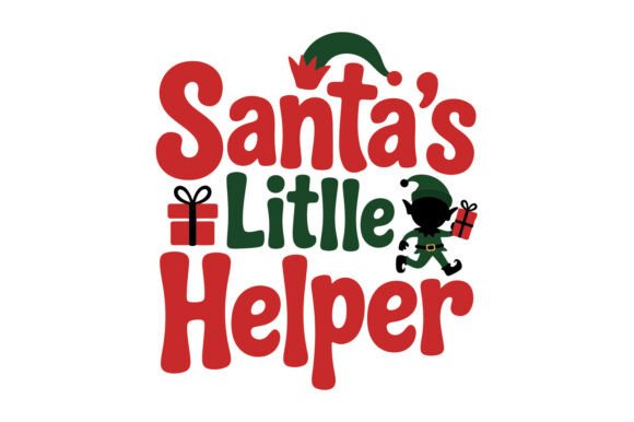 Santa’s Little Helper Christmas Graphics