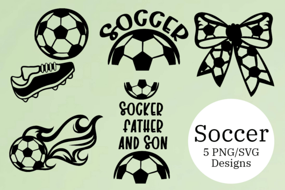 Soccer Graphics for Crafts