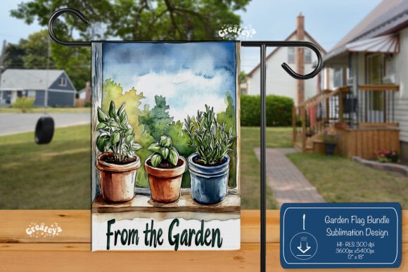 Summer Flag Graphics for Crafts