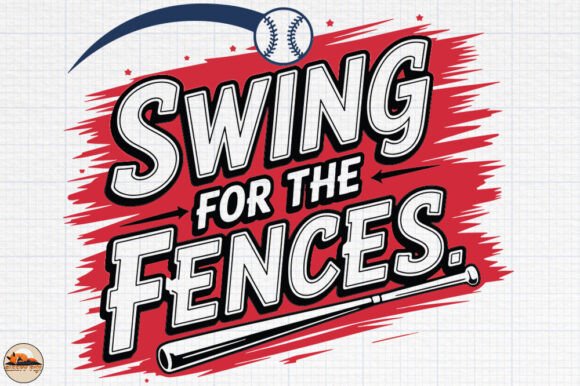 Swing for the Fences Graphics for Crafts