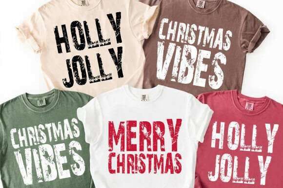 Trendy Christmas Graphics for T-Shirt Designs