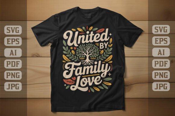 United by Family Love Graphics