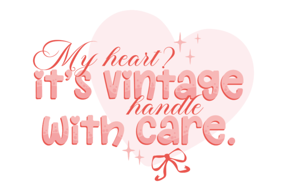 Vintage Heart Graphics for Crafts