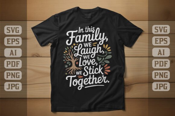 We Laugh, Love Stick Together Graphics